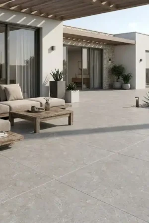 Dernier Modèle Carrelage extérieur grand format BATEA MINERAL GRIS 100x100 cm R11 antidérapant